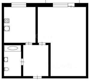 1-к квартира, на длительный срок, 35м2, 3/9 этаж