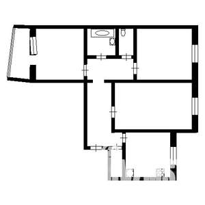 3-к квартира, на длительный срок, 65м2, 3/10 этаж