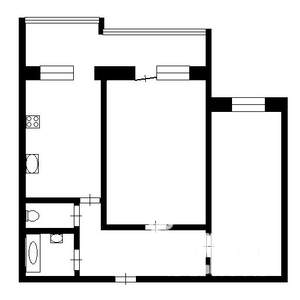 2-к квартира, на длительный срок, 48м2, 10/10 этаж