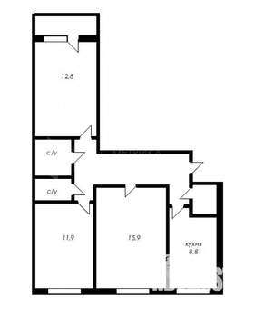 3-к квартира, на длительный срок, 67м2, 4/10 этаж