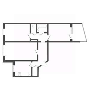 3-к квартира, на длительный срок, 64м2, 9/9 этаж