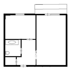 1-к квартира, на длительный срок, 30м2, 2/5 этаж