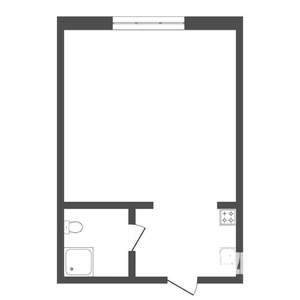 1-к квартира, на длительный срок, 16м2, 4/9 этаж