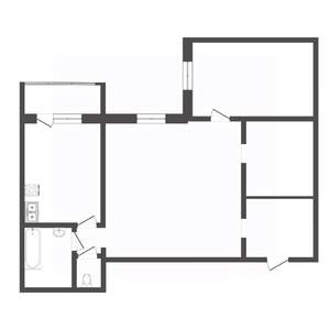 3-к квартира, на длительный срок, 101м2, 5/10 этаж