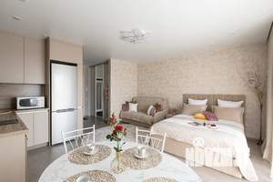 Студия квартира, посуточно, 33м2, 14/16 этаж