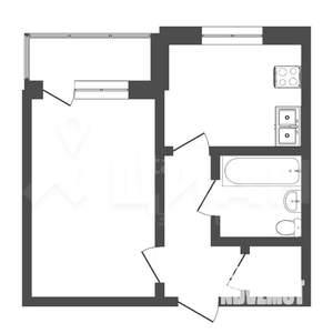 1-к квартира, на длительный срок, 35м2, 8/9 этаж
