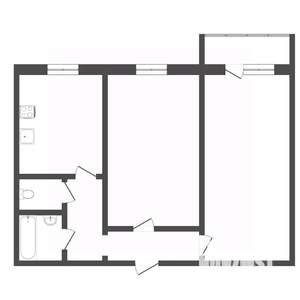 2-к квартира, на длительный срок, 52м2, 6/9 этаж