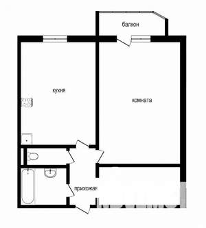 1-к квартира, на длительный срок, 45м2, 5/14 этаж