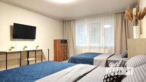 1-к квартира, посуточно, 46м2, 1/17 этаж