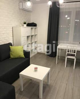 Студия квартира, на длительный срок, 33м2, 3/17 этаж