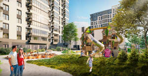 Студия квартира, на длительный срок, 34м2, 18/25 этаж