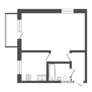 1-к квартира, на длительный срок, 39м2, 14/19 этаж