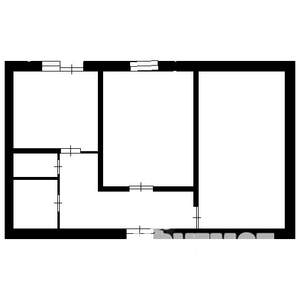 2-к квартира, на длительный срок, 48м2, 4/5 этаж
