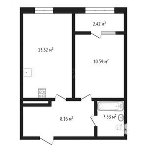1-к квартира, на длительный срок, 36м2, 3/10 этаж