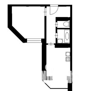 1-к квартира, на длительный срок, 45м2, 3/5 этаж