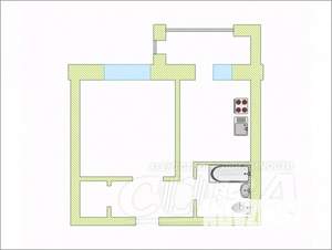 1-к квартира, на длительный срок, 45м2, 8/9 этаж