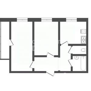 2-к квартира, на длительный срок, 54м2, 7/9 этаж