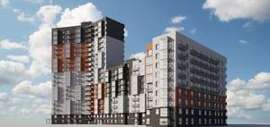 Студия квартира, на длительный срок, 23м2, 9/20 этаж