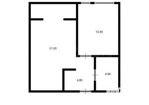 1-к квартира, на длительный срок, 34м2, 12/12 этаж