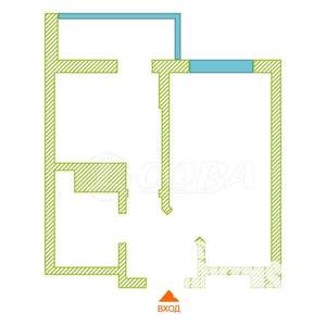 1-к квартира, на длительный срок, 40м2, 3/18 этаж