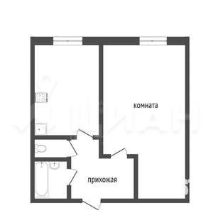 1-к квартира, на длительный срок, 34м2, 4/5 этаж