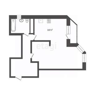 1-к квартира, на длительный срок, 50м2, 18/24 этаж