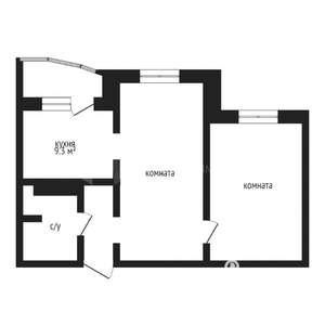 2-к квартира, на длительный срок, 60м2, 12/16 этаж