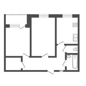 1-к квартира, на длительный срок, 36м2, 7/9 этаж