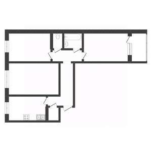 3-к квартира, на длительный срок, 66м2, 9/9 этаж