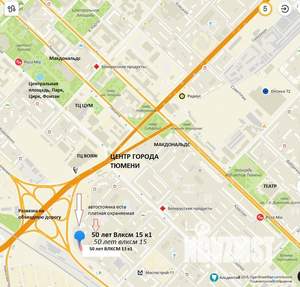 1-к квартира, посуточно, 33м2, 2/14 этаж