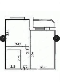 1-к квартира, на длительный срок, 45м2, 10/14 этаж