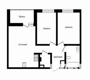 2-к квартира, на длительный срок, 57м2, 14/24 этаж