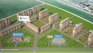 1-к квартира, на длительный срок, 43м2, 9/18 этаж