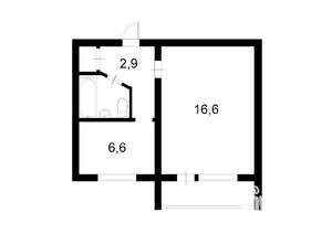 1-к квартира, на длительный срок, 30м2, 6/8 этаж