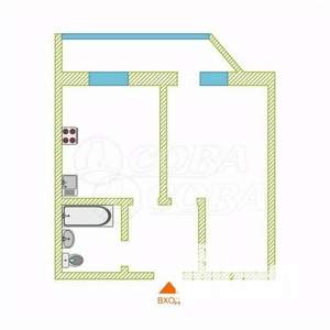 1-к квартира, на длительный срок, 37м2, 8/9 этаж