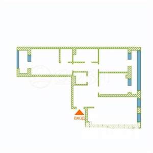 3-к квартира, на длительный срок, 90м2, 6/17 этаж