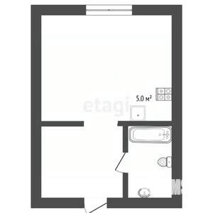 Студия квартира, на длительный срок, 16м2, 7/8 этаж