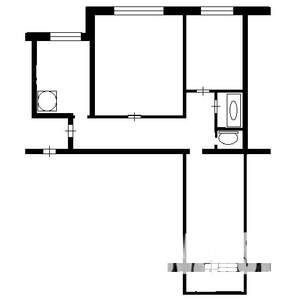 3-к квартира, на длительный срок, 59м2, 4/9 этаж