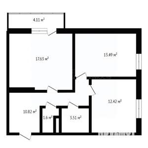 2-к квартира, на длительный срок, 65м2, 9/9 этаж