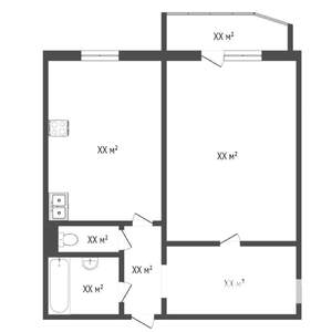 1-к квартира, на длительный срок, 41м2, 8/10 этаж