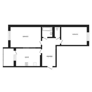 2-к квартира, на длительный срок, 55м2, 10/18 этаж