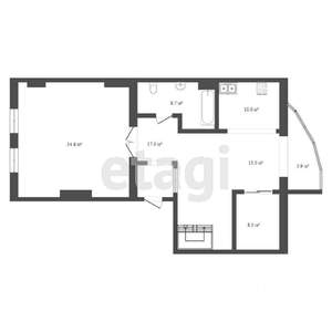 6-к квартира, на длительный срок, 198м2, 2/8 этаж