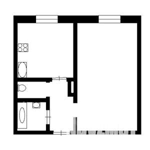 1-к квартира, на длительный срок, 34м2, 9/9 этаж