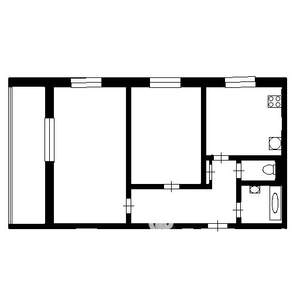 2-к квартира, на длительный срок, 55м2, 9/9 этаж
