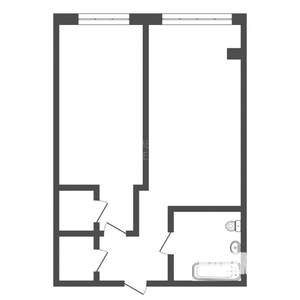 1-к квартира, на длительный срок, 38м2, 14/16 этаж