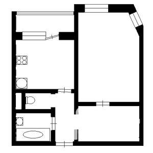1-к квартира, на длительный срок, 40м2, 2/10 этаж