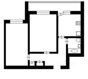 2-к квартира, на длительный срок, 46м2, 6/9 этаж