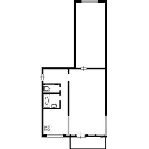 2-к квартира, на длительный срок, 46м2, 5/9 этаж