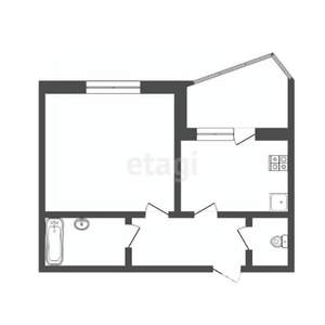 1-к квартира, на длительный срок, 50м2, 2/9 этаж