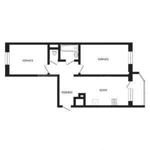 2-к квартира, на длительный срок, 67м2, 11/14 этаж